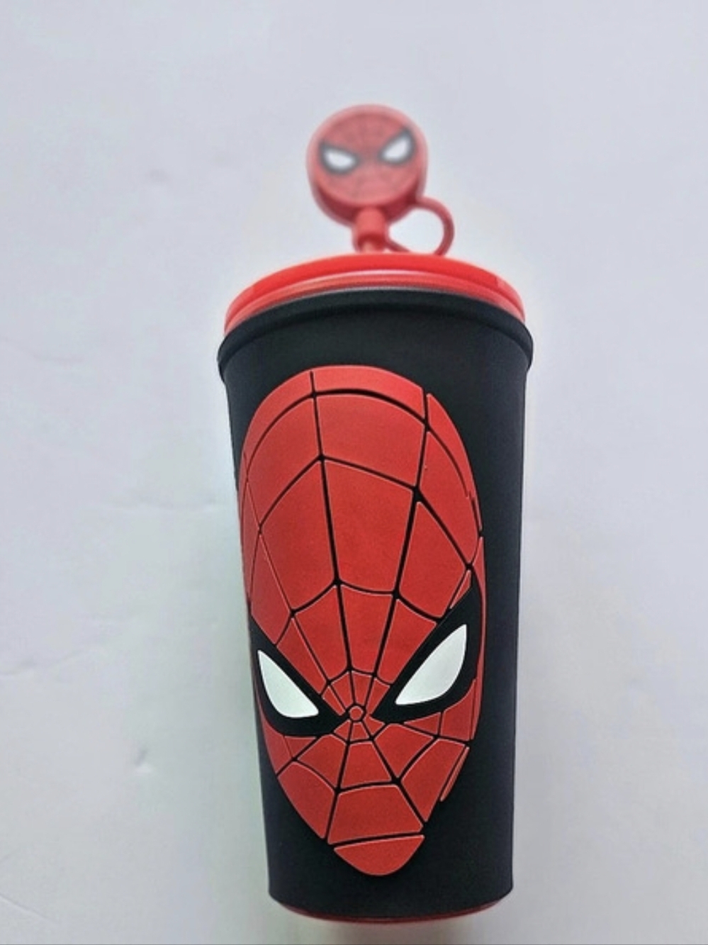 Marvel Spider-Man Spill-Not Tumbler in Black & Red Like New